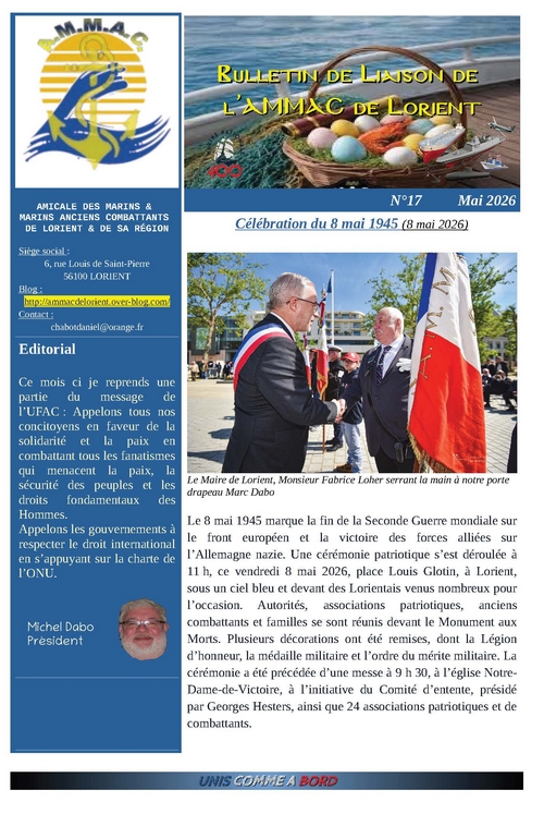 Gazette Lorient 017 Mai 2026 couverture
