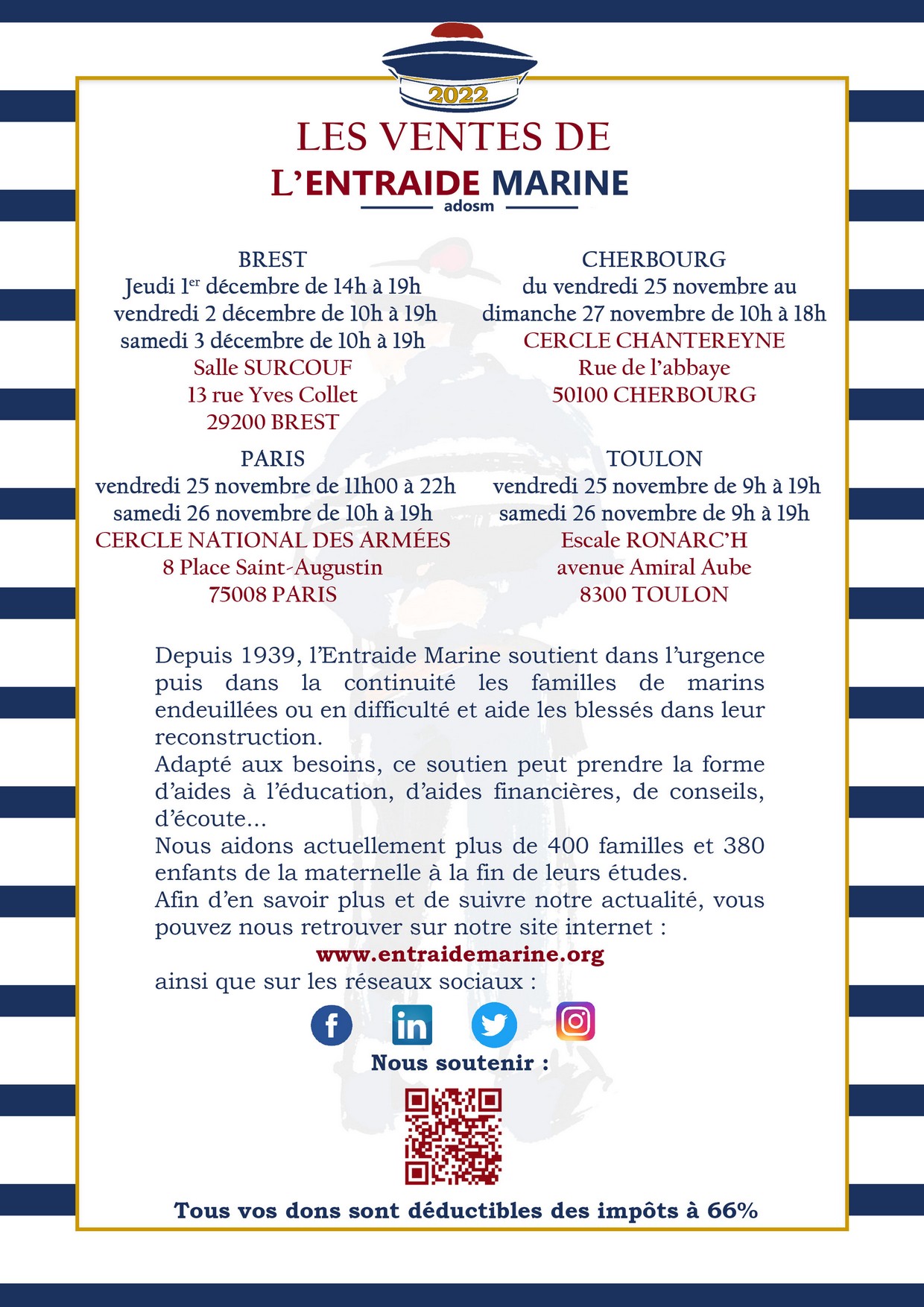 Journées dentraide Marine 2022