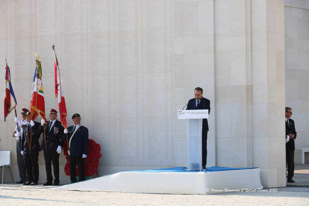 Lég3 le ministre des Armées a rendu hommage aux alliés